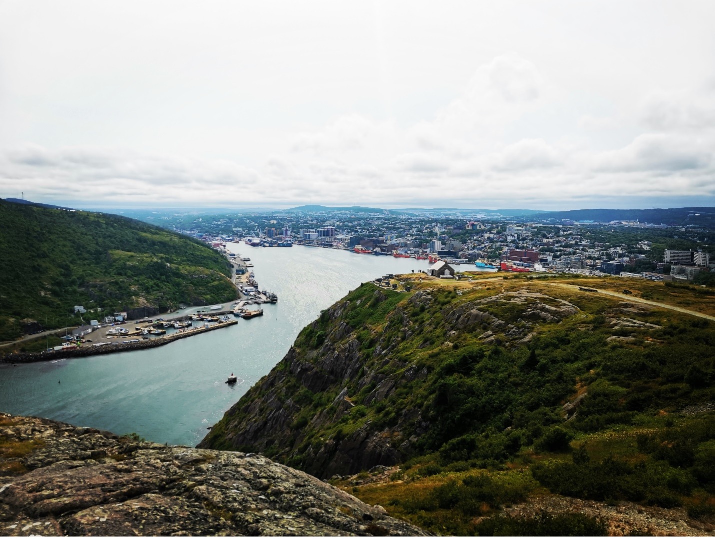 View of the St. John’s Harbour from Signal Hill